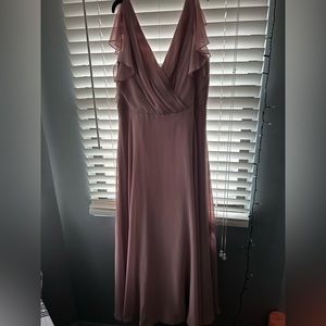 Bridesmaid long dress